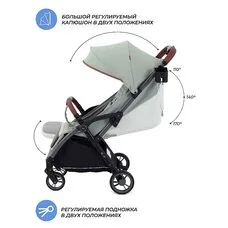 Прогулочная коляска MOWBABY ATOM Green