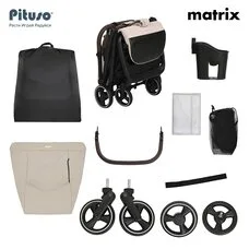 Прогулочная коляска MATRIX PITUSO Cappuccino 