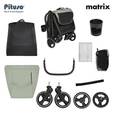 Прогулочная коляска компактно складывается MATRIX PITUSO Emerald mood