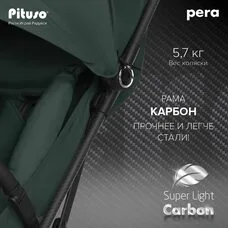Коляска прогулочная PERA PITUSO Army green