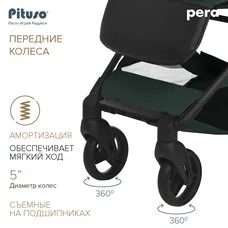 Коляска прогулочная PERA PITUSO Army green