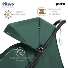 Коляска прогулочная PERA PITUSO Army green