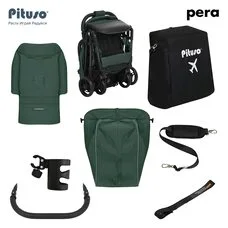 Коляска прогулочная PERA PITUSO Army green