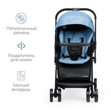 Прогулочная коляска Tomix Cosy V3 Blue