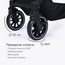 Коляска прогулочная Kelly Tomix Black