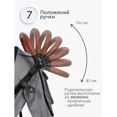 Коляска прогулочная Melony Tomix Grey
