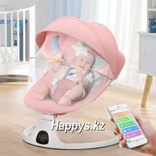 Шезлонг электрокачели Dearest MAX S008 Pink