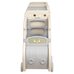 Стеллаж для игрушек с ящиками PITUSO Машинка MAX Grey Beige