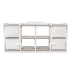 Стеллаж для игрушек с ящиками PITUSO Simple MAX Grey