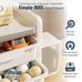 Стеллаж для игрушек с ящиками PITUSO Simple MAX Grey