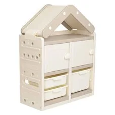 Стеллаж для игрушек с ящиками PITUSO Tejado Beige 