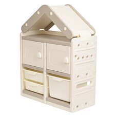 Стеллаж для игрушек с ящиками PITUSO Tejado Beige 