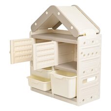 Стеллаж для игрушек с ящиками PITUSO Tejado Beige 
