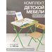 Набор детской мебели стол+стул НИКА Азбука КП2/А2