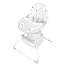 Стульчик для кормления Polini kids 252 Звездное сияние белый-серый