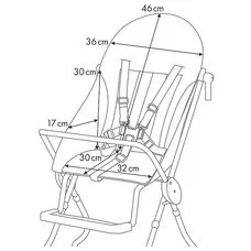 Стульчик для кормления Polini kids 252 Слоник макиато