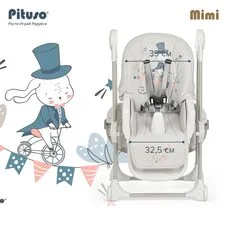 Стульчик для кормления Pituso MiMi Grey Rabbit