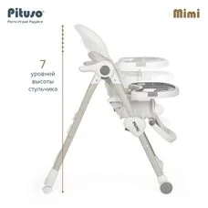 Стульчик для кормления Pituso MiMi Grey Rabbit
