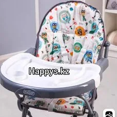 Стульчик для кормления Selby 252 Совы серый