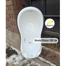 Ванночка для купания RONDA PITUSO слив/термометр 101 см Белый