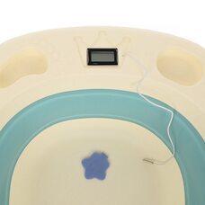  Детская ванна складная PITUSO 81,5х46х20 см встроен.термометр Green/Бирюза