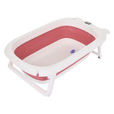  Детская ванна складная встроен.термометр PITUSO 81,5х46х22 см Pink/Темно-розовый 
