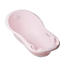 Ванночка детская КРОЛИКИ ТЕГА 102см со сливом Розовый
