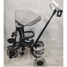 Велосипед детский складной с родительской ручкой Elite PITUSO Plus Beige