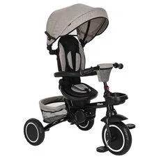 Велосипед детский складной с родительской ручкой Elite PITUSO Plus Beige