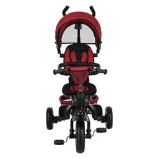 Велосипед детский складной с родительской ручкой Elite PITUSO Plus Red Maroon
