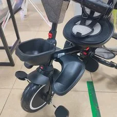 Велосипед детский складной с родительской ручкой Elite PITUSO Plus Beige