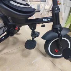 Велосипед детский складной с родительской ручкой Elite PITUSO Plus Beige