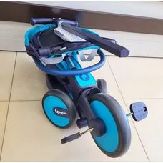 Велосипед детский складной трехколесный Leve Lux PITUSO Ice Blue