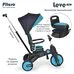 Велосипед детский складной трехколесный Leve Lux PITUSO Ice Blue